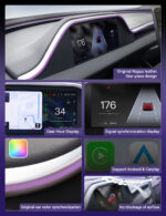 TESERY 8.9'' Dashboard Display with Ambient Lighting for Model 3 Highland / Model Y Juniper - Image 5