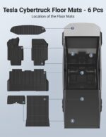 All Weather TPE Floor Mats for Cybertruck - Image 10