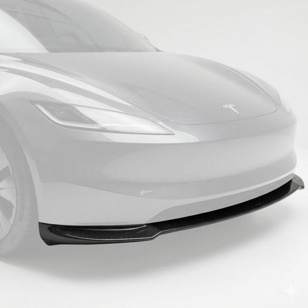 carbon-fiber-front-lip-splitterc-for-model-3-highland-high-performance-exterior-upgrade-4278608 Carbon Fiber Front Lip Splitterc for Model 3 Highland - Exterior Upgrade - Image 1