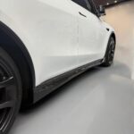 Dry Carbon Fiber Side Skirts for Model Y Juniper  - High Performance Exterior Upgrade - Image 4