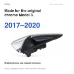 Chrome Side Repeater Camera for Tesla Model 3 (2017–2020) - Image 4