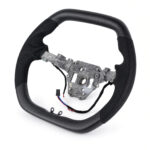 D-Shaped Carbon Fiber Steering Wheel for Model 3 Highland / Model Y Juniper - Image 4