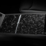Dry Carbon Fiber Panel Console Wrap For Model Y Juniper / Model 3 Highland / Model YL - Image 2