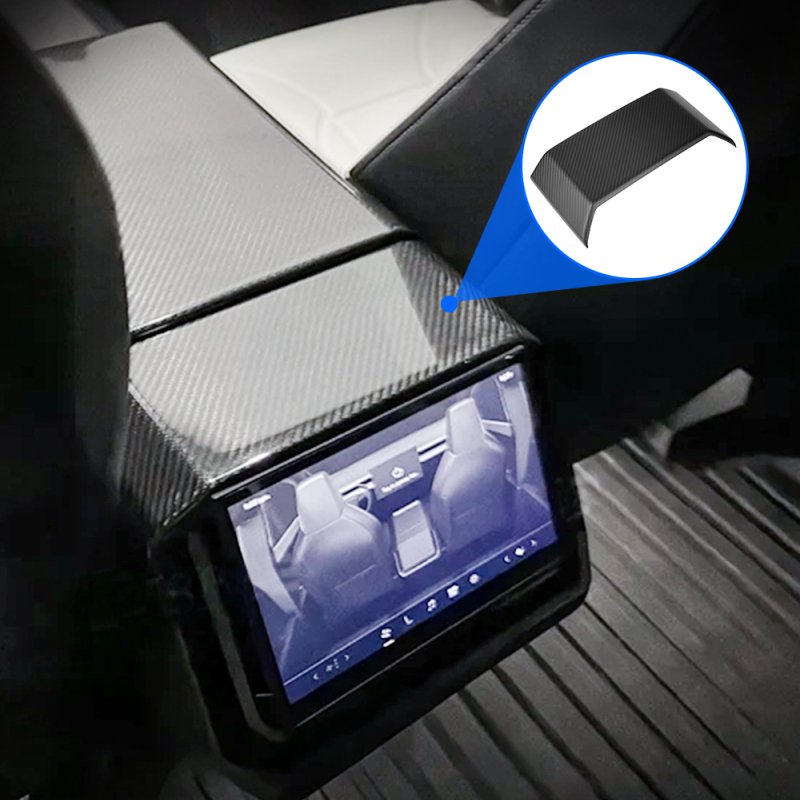 dry-carbon-fiber-rear-screen-frame-cover-frame-full-wrap-for-tesla-cybertruck-382105 Dry Carbon Fiber Rear Screen Frame Cover / Frame Full Wrap for Cybertruck - Image 1