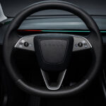 Dry Carbon Fiber Steering Wheel Trim Cover Kit for Model Y Juniper Premium / Model Y Standard / Model YL - Image 7