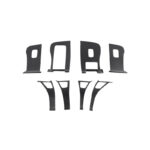 Dry Carbon Fiber Window & Door Switch Covers for Model Y / Model 3（Left Hand Drive） - Image 9
