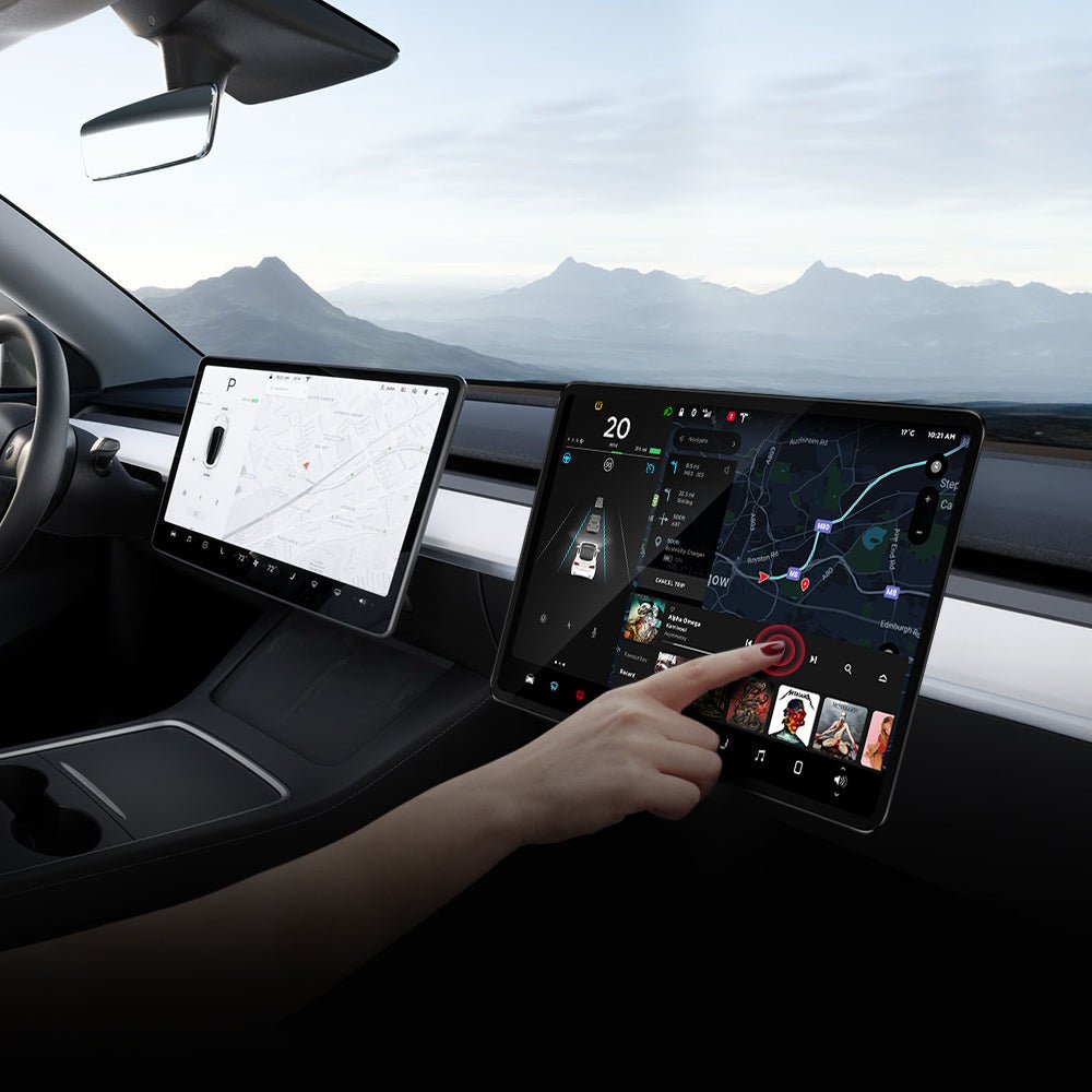 exclusive-passenger-entertainment-screen-for-tesla-model-3y-226297 Exclusive Passenger Entertainment Screen for Tesla Model 3 / Model Y / YL (LHD) - Image 1