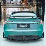 GT-Style Carbon Fiber Rear Spoiler Wing for Model 3 Highland - Image 6