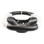 Model 3 / Y Sport Round Carbon Fiber Steering wheel 【Style 41】 - Image 3