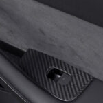 Dry Carbon Fiber Window & Door Switch Covers for Model Y / Model 3（Left Hand Drive） - Image 8