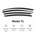 Rain Guards Window Vent Visors for Tesla Model YL 6-Seater 2026+ (4-Piece) - Image 9