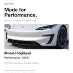 Real Carbon Fiber Front Intake Air Blades Trim for Model 3 Highland Performance 2024+ - Image 4