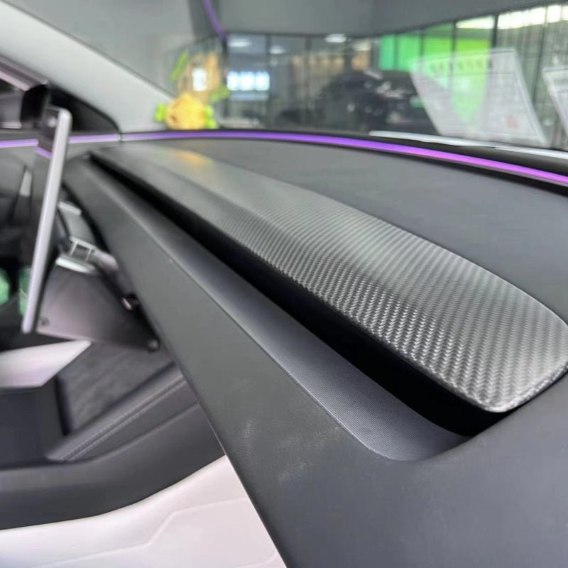 real-carbon-fiber-replacement-dashboard-cover-for-model-3-highland-model-y-610855 Real Carbon Fiber Replacement Dashboard Cover for Model Y Standard - Image 1