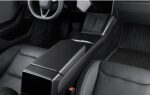 Real Dry Carbon Fiber Center Console Combo Side Panel & Charging Pad Overlay for Model 3 Highland & New Model Y - Image 5