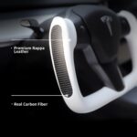 TESERY Yoke Carbon Fiber Steering Wheel for Model 3 / Y【Style 37】 - Image 4