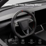 TESERY Sport Carbon Fiber Steering Wheel for Model 3 Highland / Model Y Juniper - Image 2