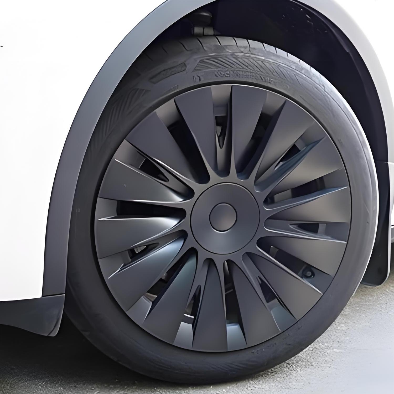 tesery-19-performance-hub-caps-for-tesla-model-y4pcs-585378 TESERY 19″ Performance Hub Caps For Model Y (4PCS) - Image 1