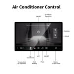 TESERY 7 Inch Rear Entertainment & Climate Control Screen for Model Y / 3 - Image 8