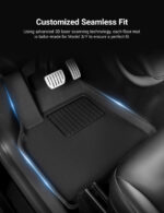 TESERY All Weather 3D Floor Mats for Tesla Model Y & Model 3 Highland - Image 8