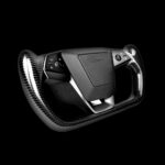 TESERY Cybertruck Carbon Fiber Yoke Steering Wheel - Image 5