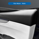 TESERY Dry Carbon Fiber Full Upper Oversized Extended Door Panel Overlays for Model Y Juniper - Image 16
