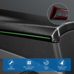 TESERY Dry Carbon Fiber Full Upper Oversized Extended Door Panel Overlays for Model Y Juniper - Image 8