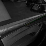TESERY Dry Carbon Fiber Full Upper Oversized Extended Door Panel Overlays for Model Y Juniper - Image 11
