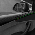 TESERY Dry Carbon Fiber Full Upper Oversized Extended Door Panel Overlays for Model Y Juniper - Image 10