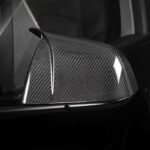 TESERY Mirror Caps for Model Y / 3 ( Sporty Style ) - Dry Carbon Fiber Exterior Mods