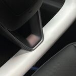 TESERY Model 3 Highland & Model Y Juniper Yoke Plaid Steering Wheel 【White Leather】 - Image 7