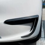 TESERY Tesla Model 3 Fog Light Trim - Carbon Fiber Exterior Mods