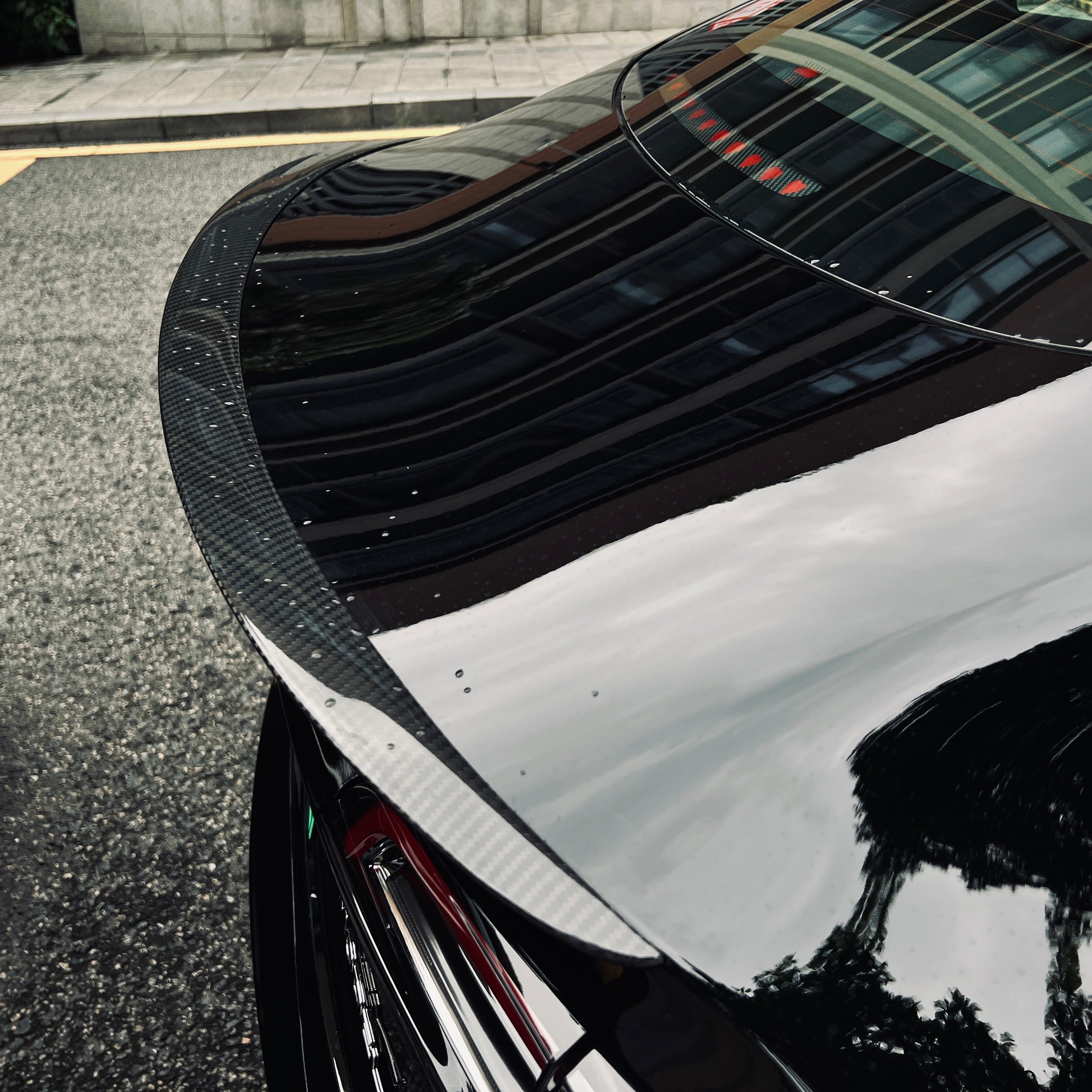 tesery-tesla-model-3-highland-y-spoiler-performance-oem-style-dry-carbon-fiber-exterior-mods-838309 TESERY Spoiler Performance Style for Model Y / Model 3 Highland - Dry Carbon Fiber Exterior Mods - Image 1