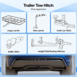 TESERY Trailer Tow Hitch for Model Y | 6500 lbs Capacity | No-Drill Install - Image 5