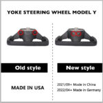 TESERY Yoke Carbon Fiber Steering Wheel for Model 3 / Y【Style 37】 - Image 9