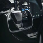 TESERY Touch Horn Yoke Plaid Steering Wheel Replacement for Tesla Model S / X 2021-2023 - Image 3