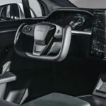 TESERY Touch Horn Yoke Plaid Steering Wheel Replacement for Tesla Model S / X 2021-2023 - Image 4