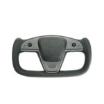 TESERY Touch Horn Yoke Plaid Steering Wheel Replacement for Tesla Model S / X 2021-2023 - Image 6