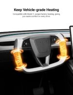 Yoke Steering Wheel for Model 3 Highland / Model Y Juniper【Two-Tone Style】 - Image 6