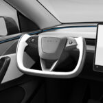 Yoke Steering Wheel for Model 3 Highland / Model Y Juniper【Two-Tone Style】 - Image 8