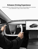 Yoke Steering Wheel for Model 3 Highland / Model Y Juniper【Two-Tone Style】 - Image 4